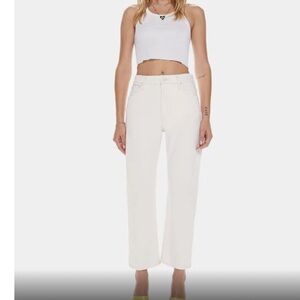 Size 28 Mother Jeans The Ditcher Crop in Act Natural